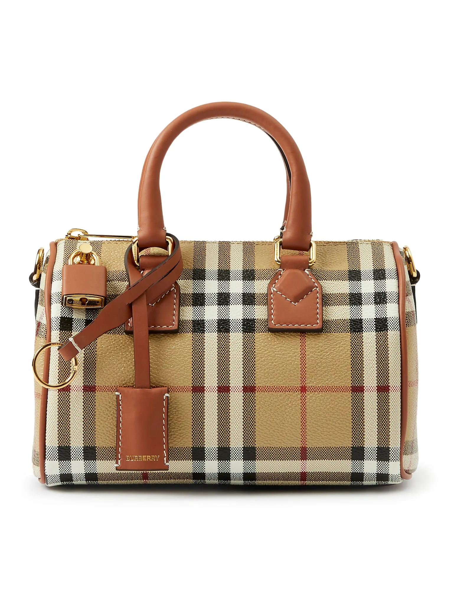 Mini Check bowling bag