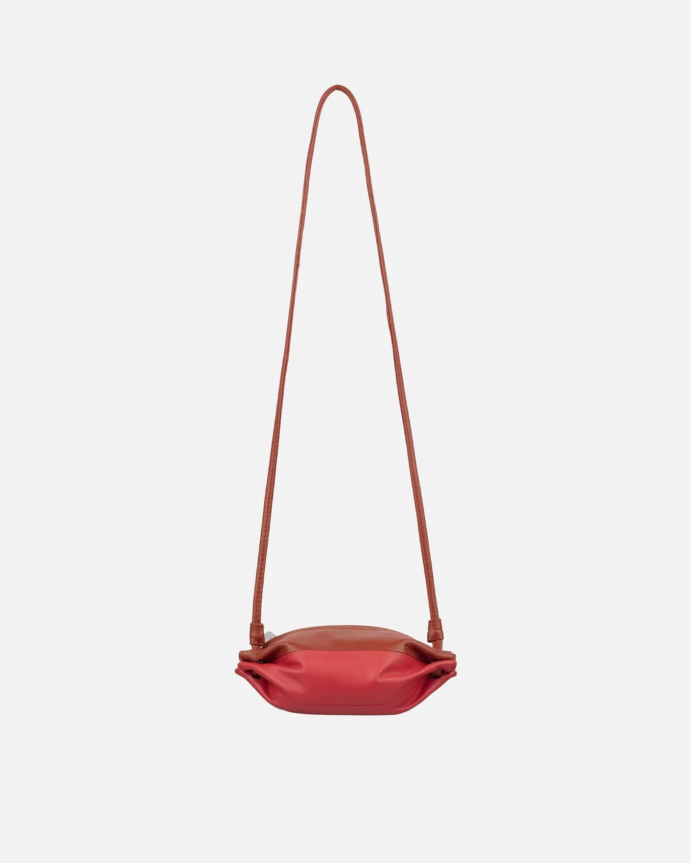 mini karla leather bag reds - bag