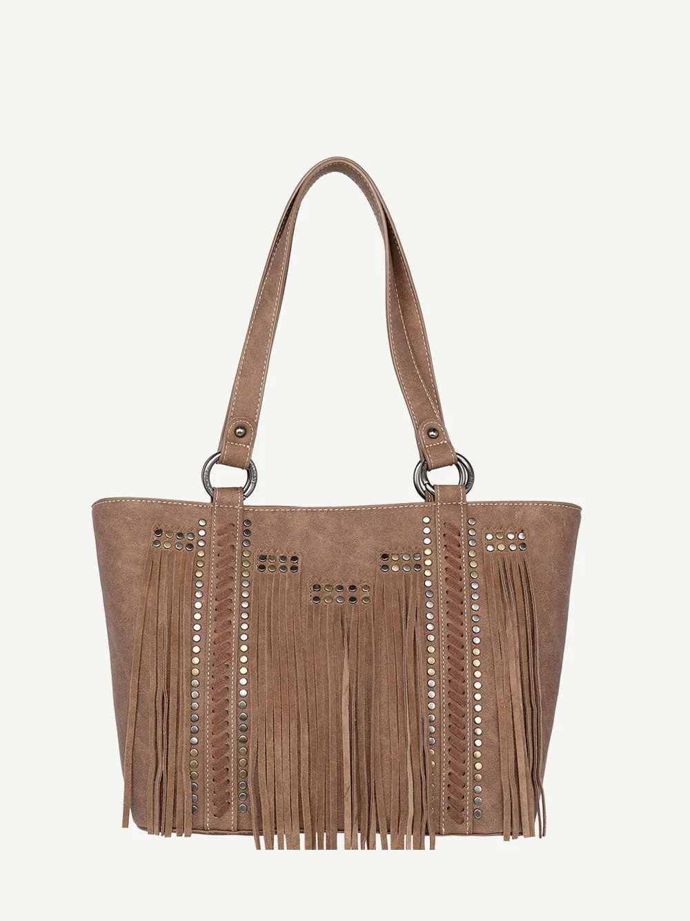 Montana West Fringe Whipstitch Concealed Carry Tote