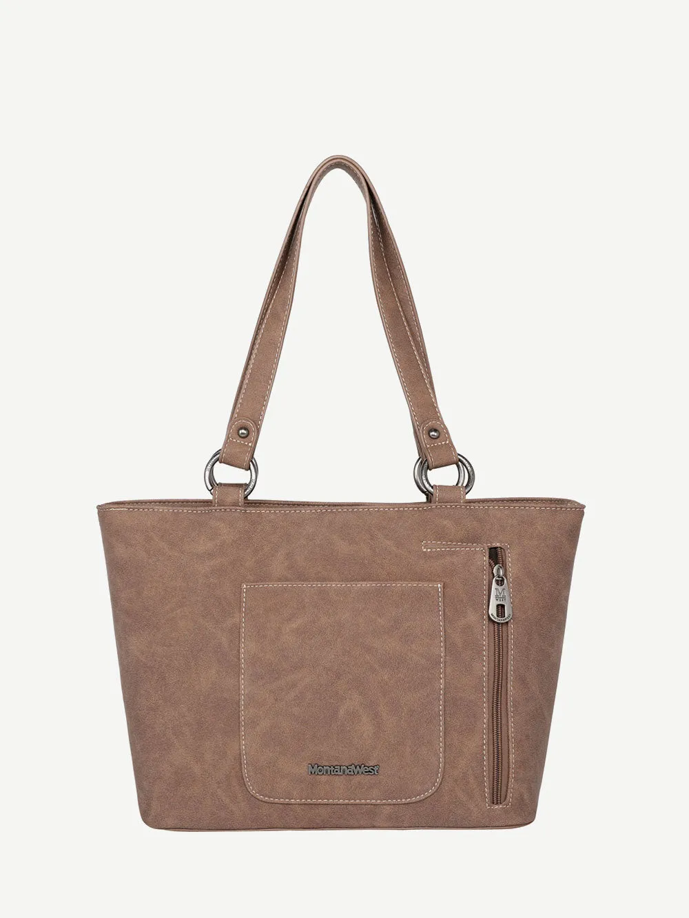 Montana West Fringe Whipstitch Concealed Carry Tote