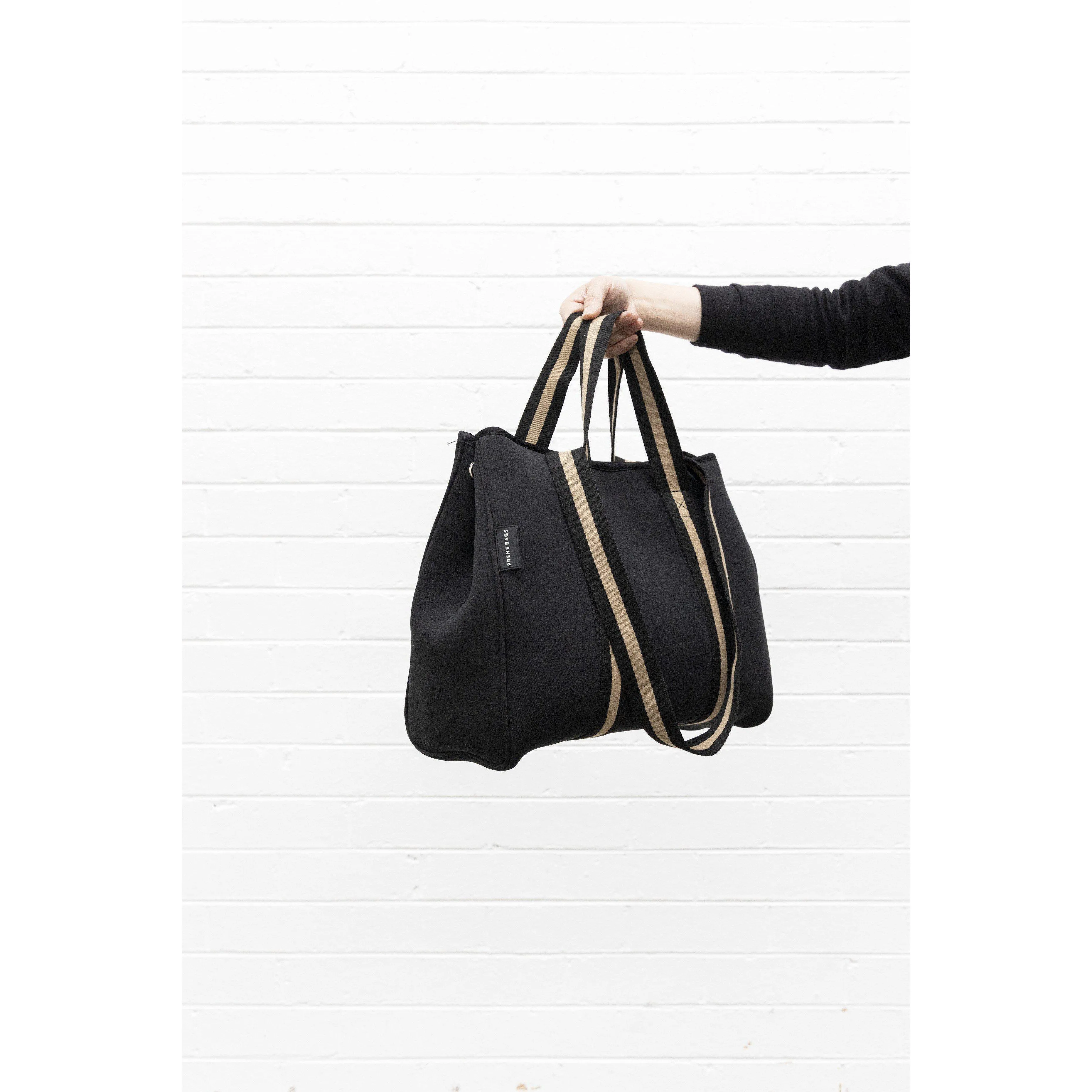 Prene Black/Beige Gigi Tote