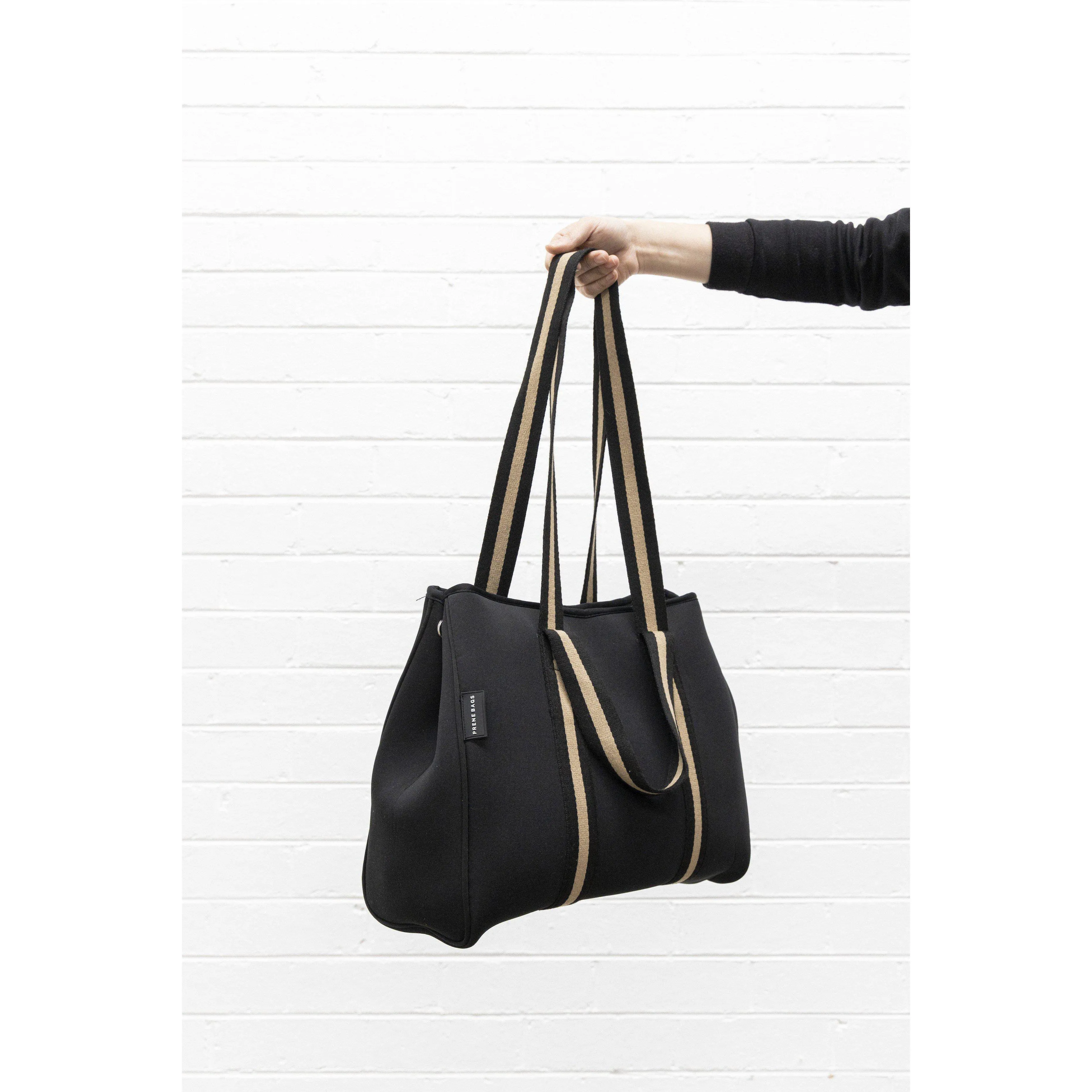 Prene Black/Beige Gigi Tote