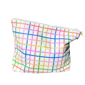 Rainbow Grid Pouch