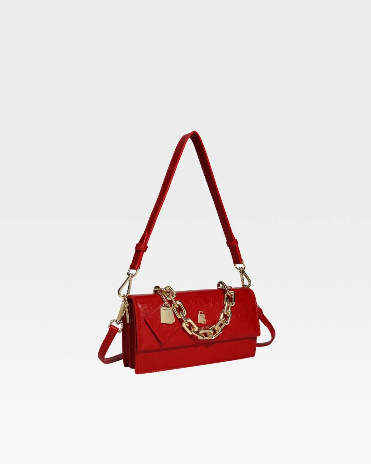 Red Camila Shoulder Bag