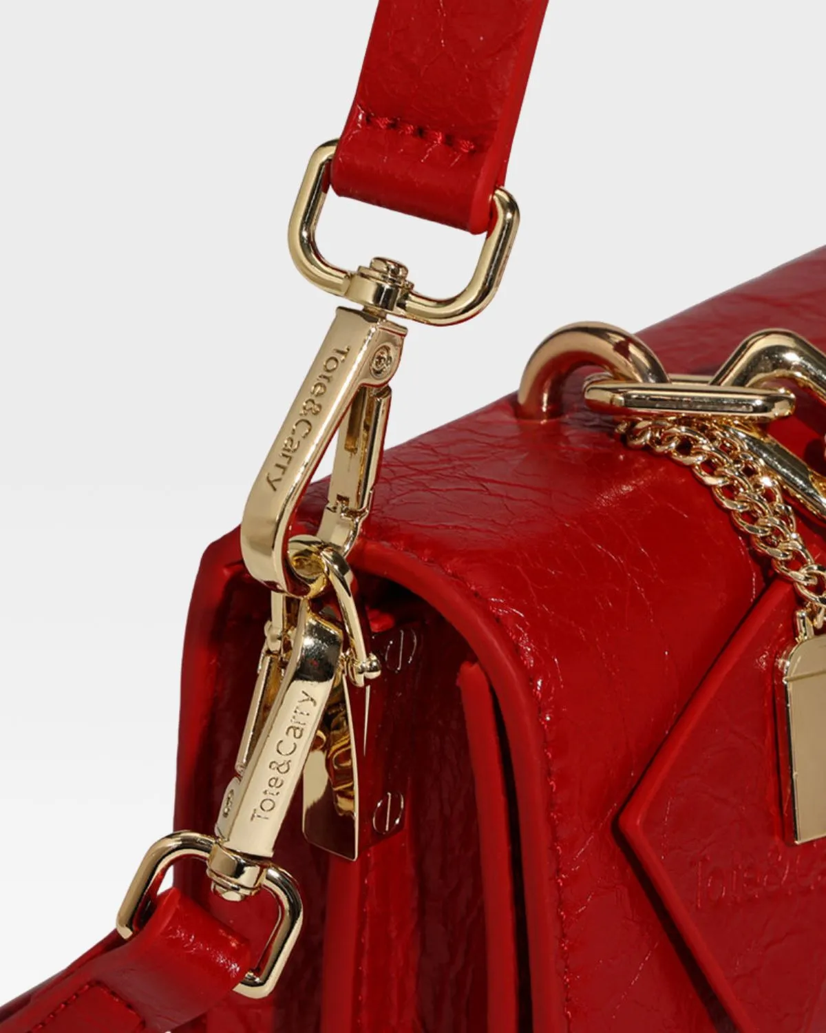 Red Camila Shoulder Bag