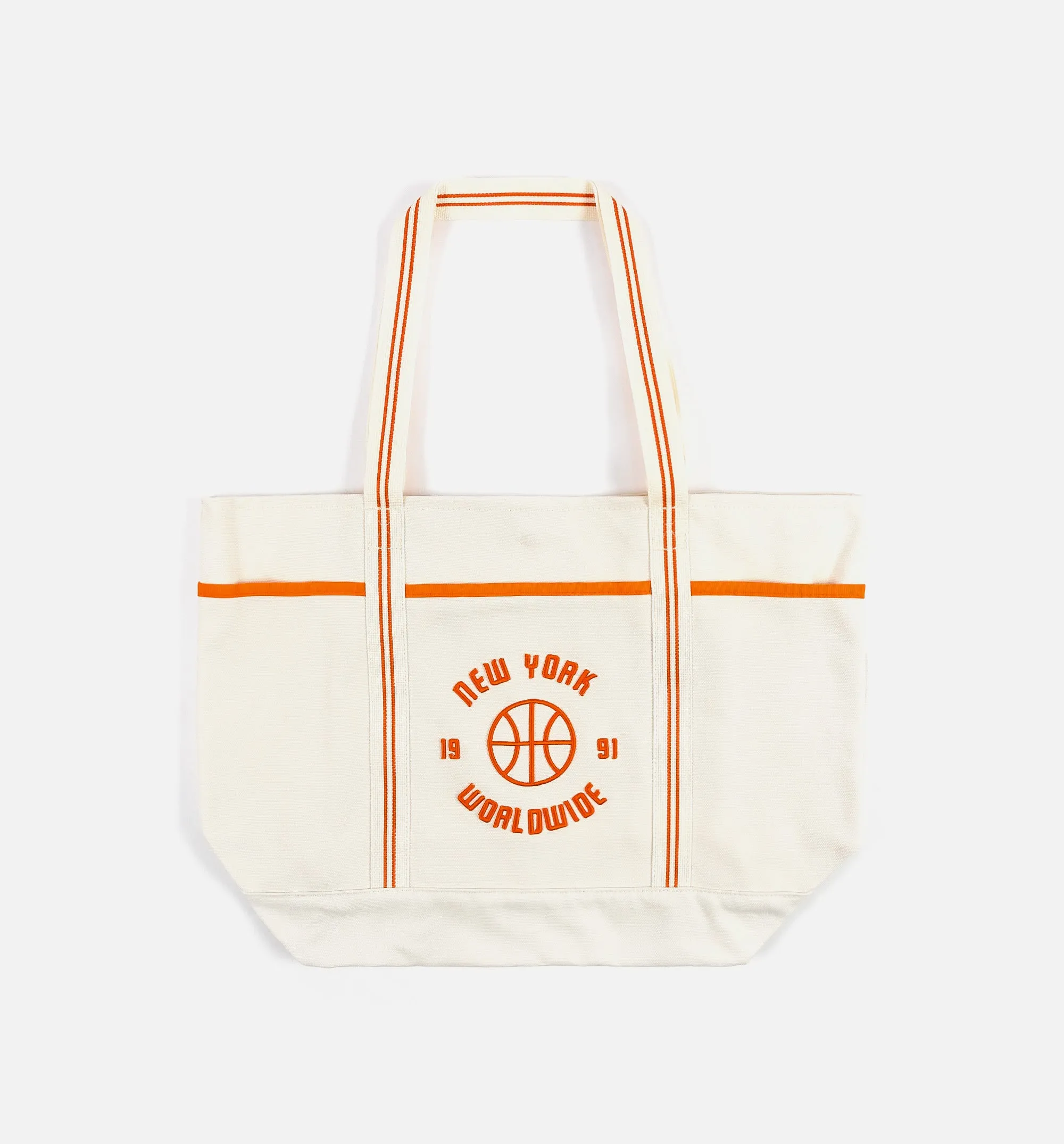 Rhuigi Tote Mens Bag - White/Orange