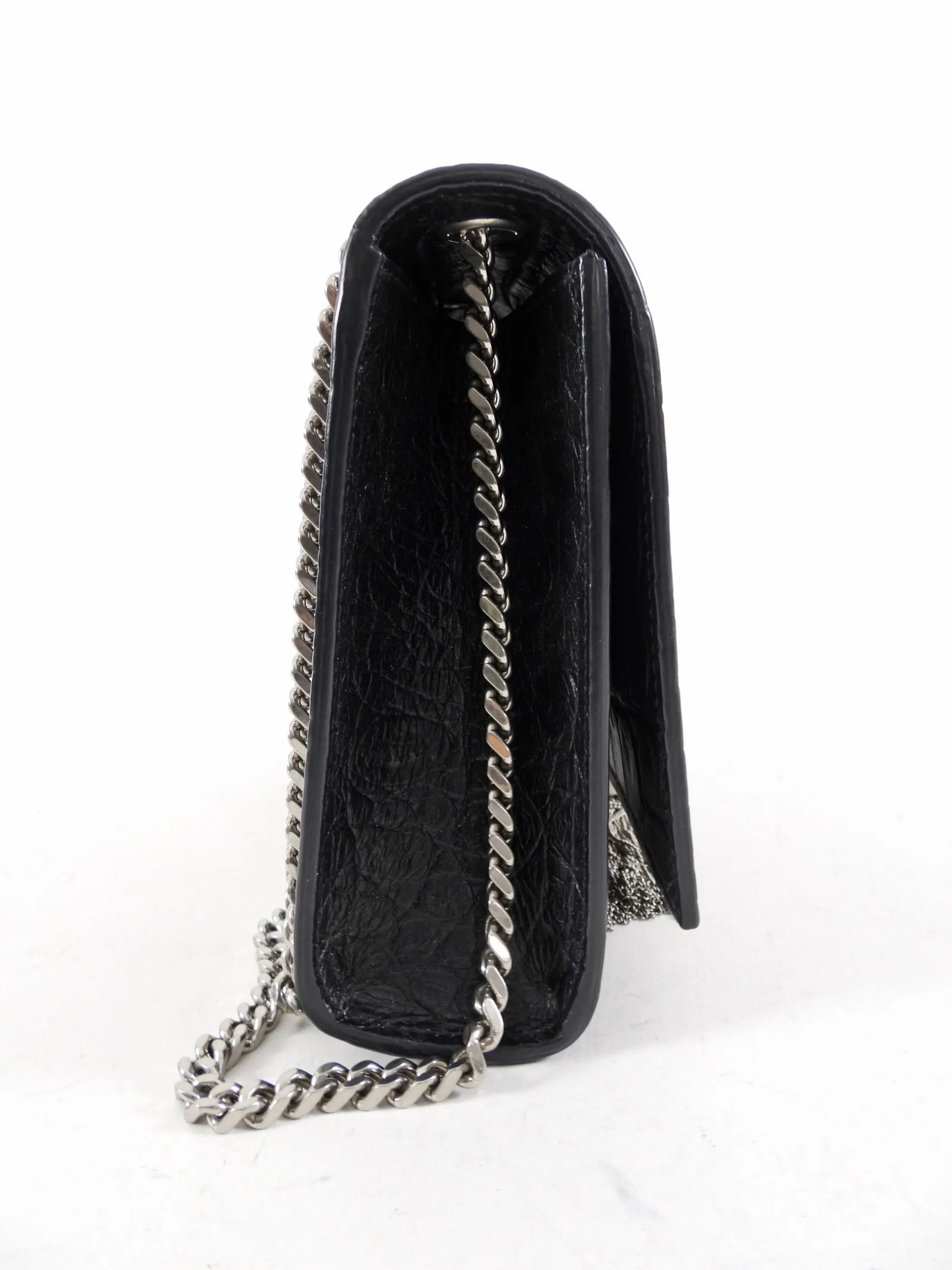 Saint Laurent Medium Embossed Kate Tassel Bag