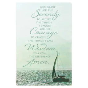 Serenity, Courage, and Wisdom Prayer Card