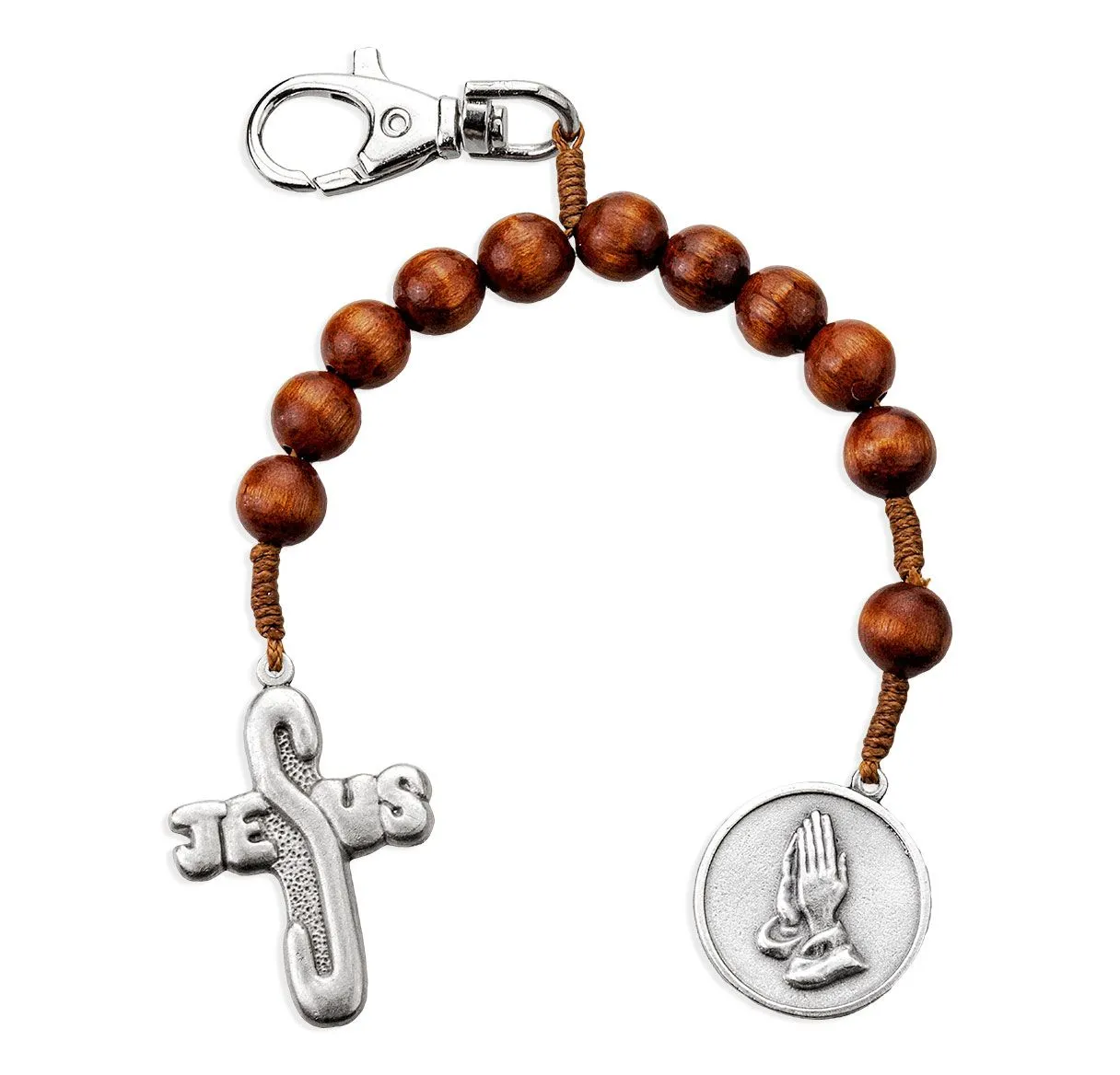 Serenity Decade Rosary Key Chain