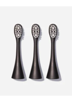 Sonic Pro Toothbrush Replacement Heads - Pure Black