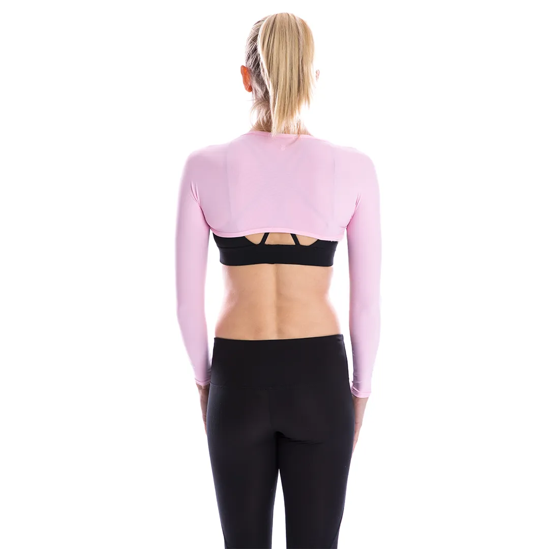 SP Arms - Shoulder Wrap (UV sleeves) - Crystal logo [Pink]