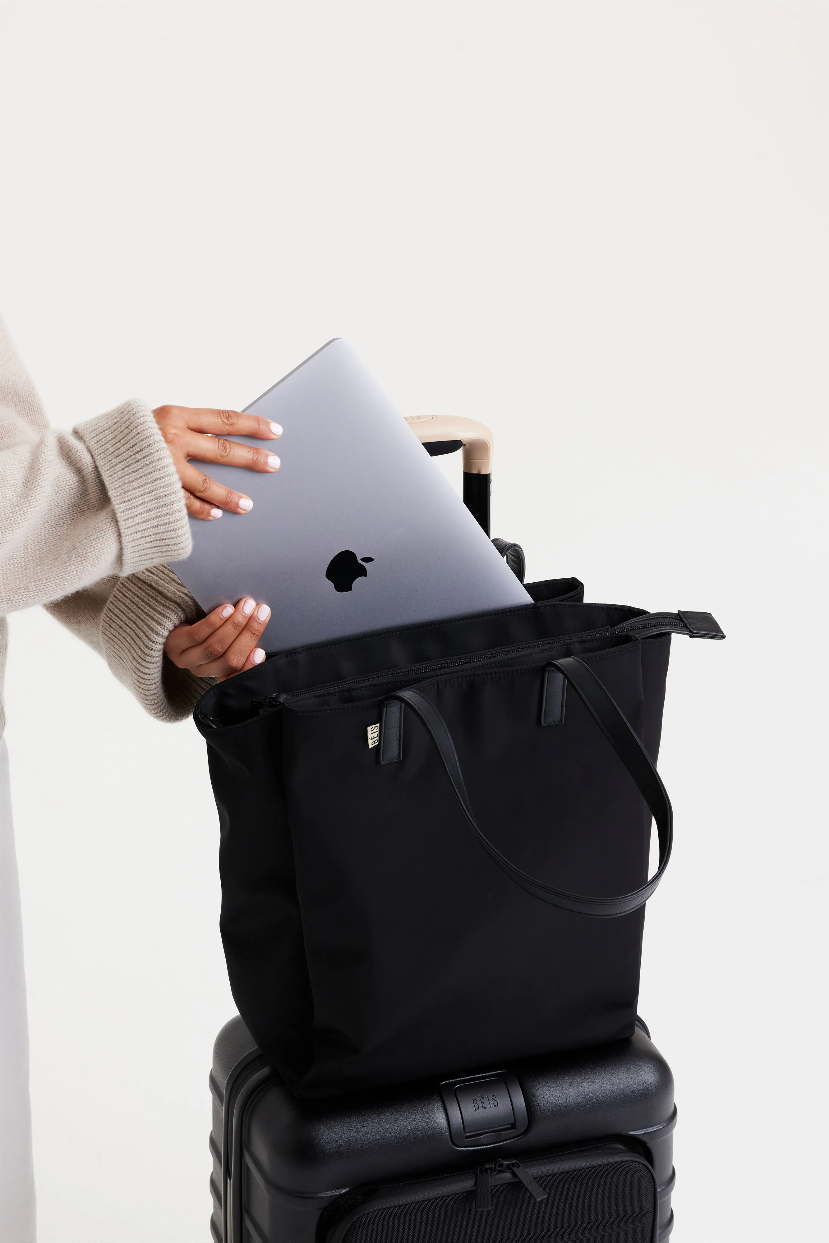 The Commuter Tote in Black