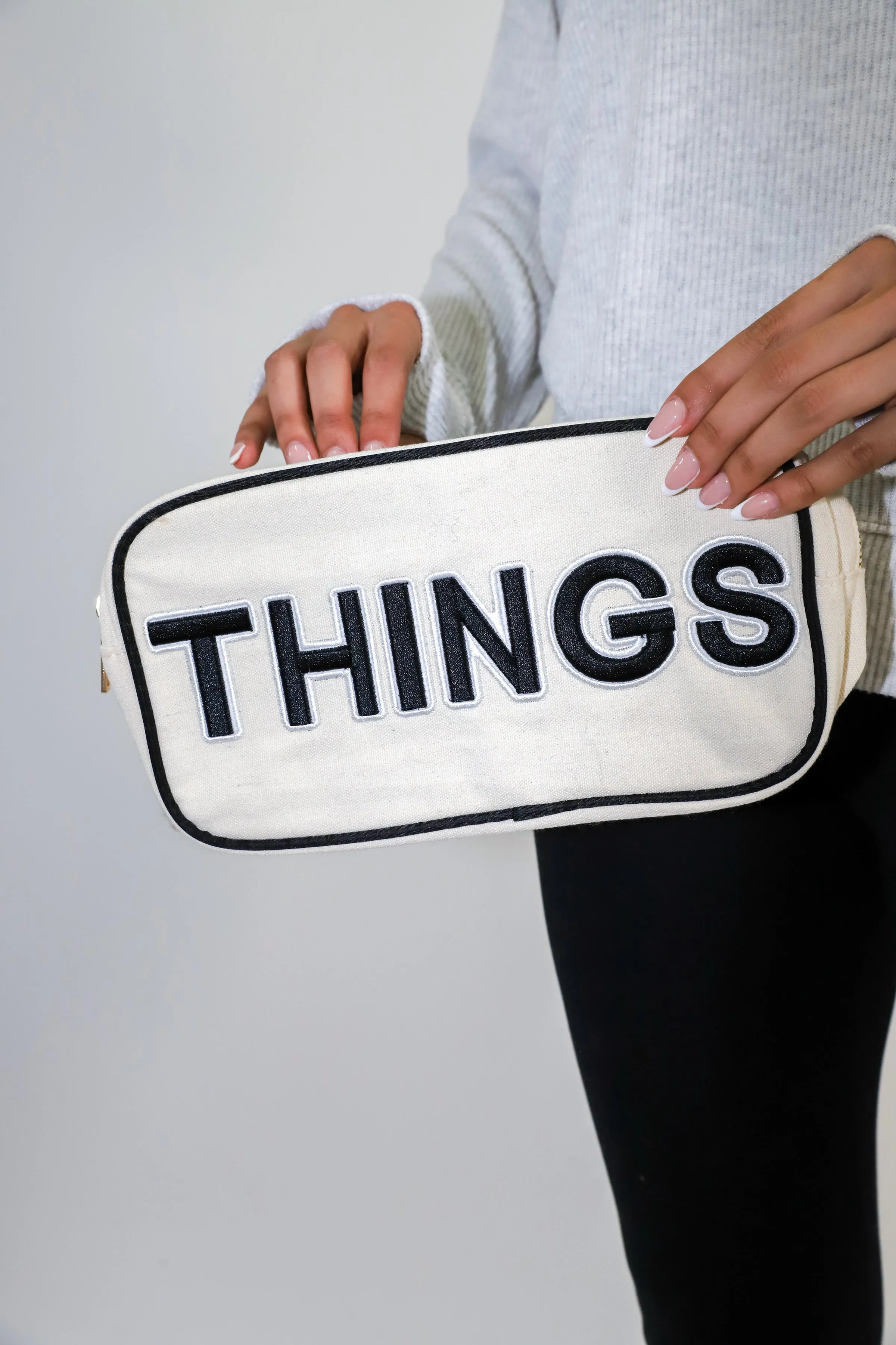 Things Large Canvas Bag