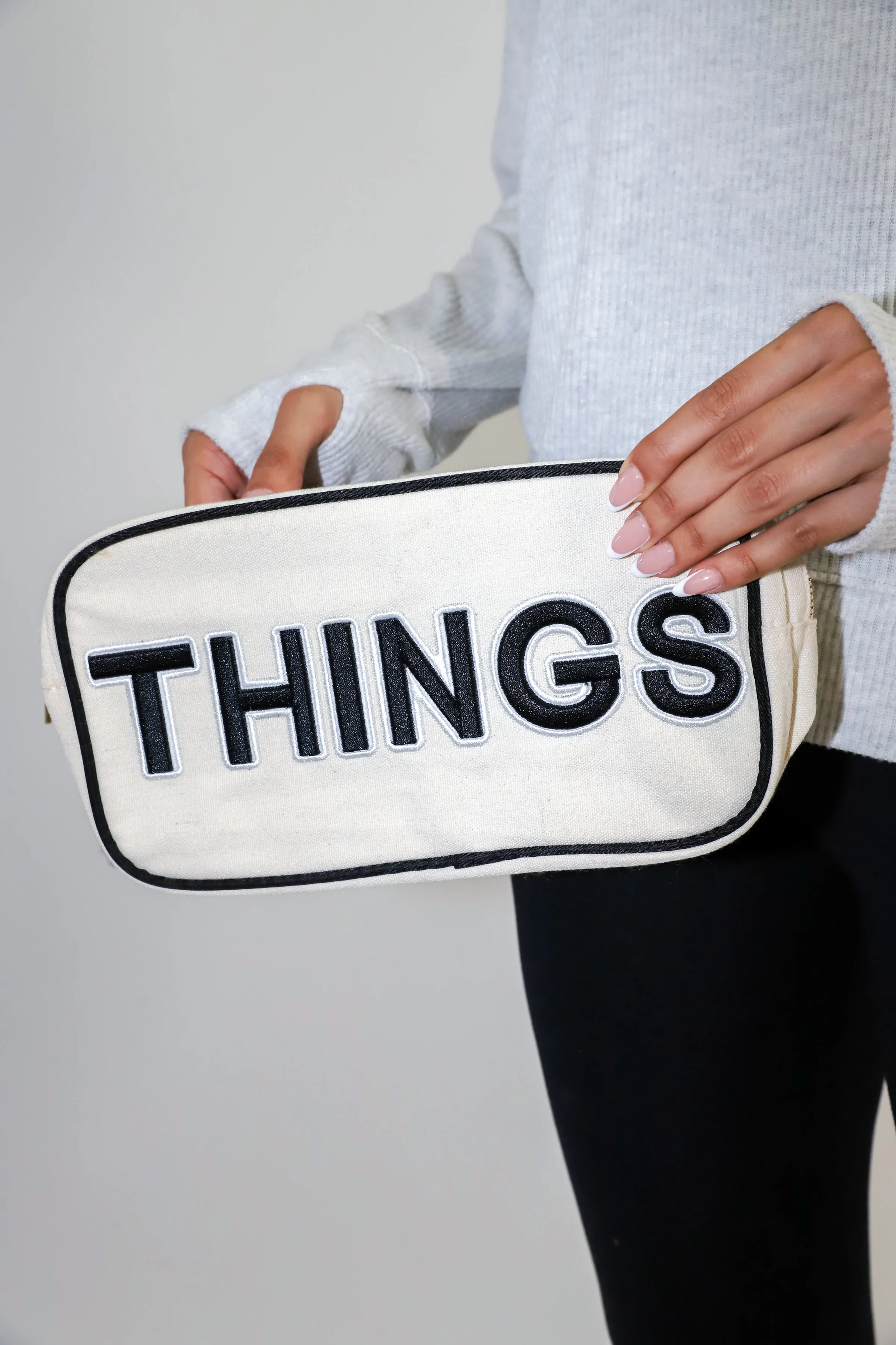 Things Large Canvas Bag