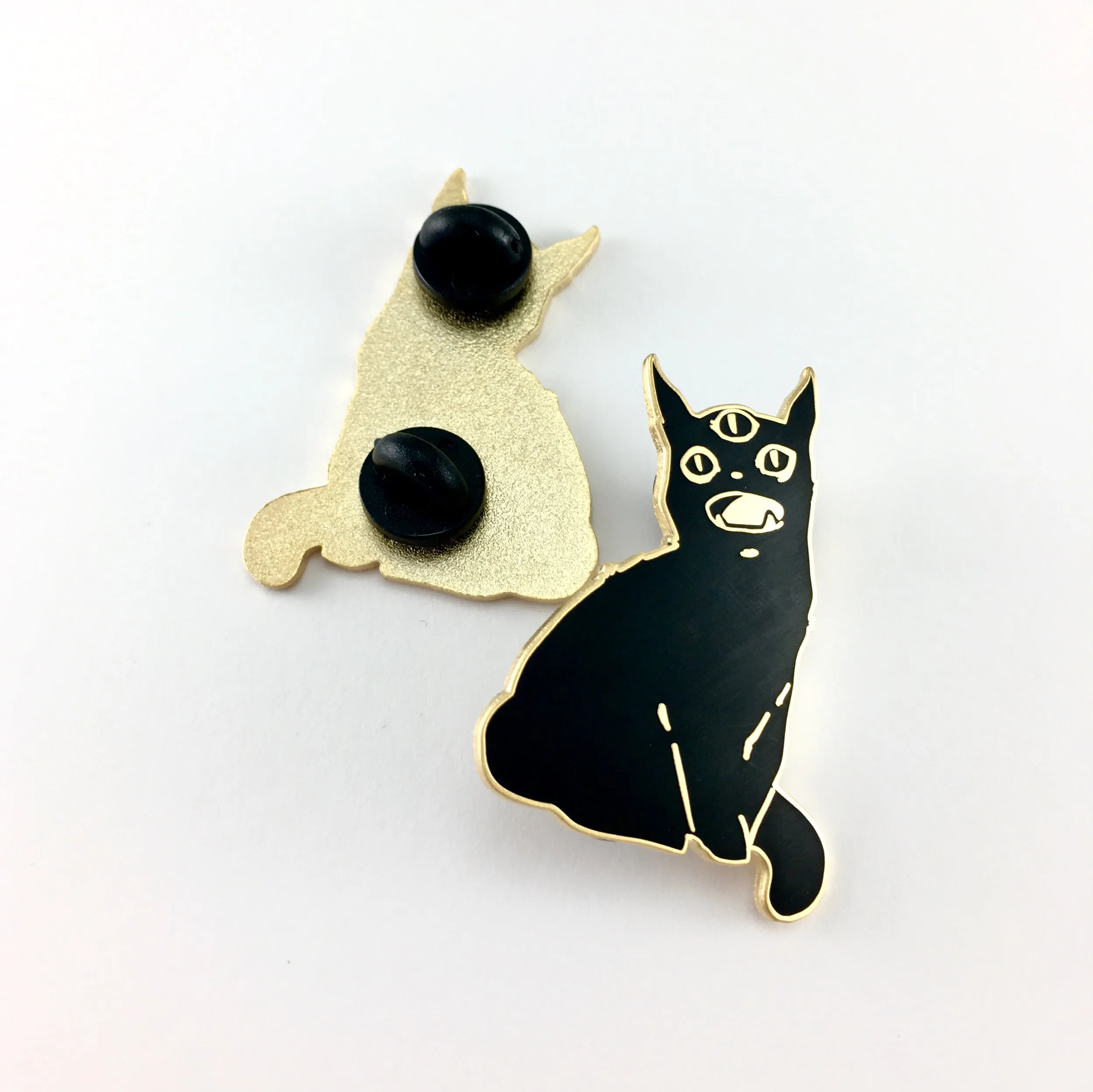 Third Eye Black Cat, Enamel Pin