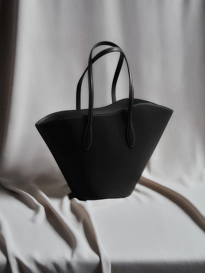 Tulip Shoulder Bag Medium Black