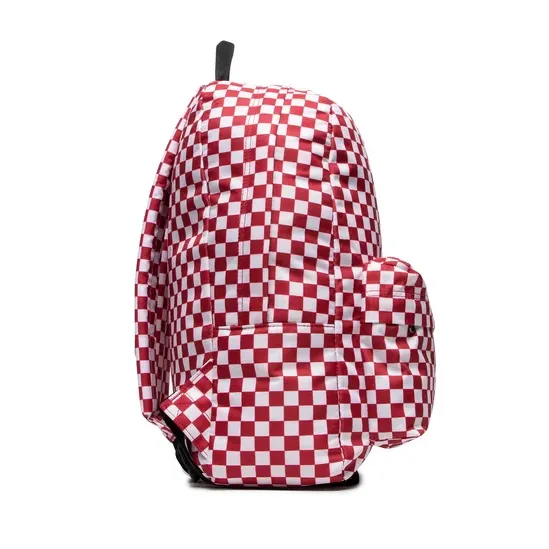 Vans Backpack for school and leisure Old Skool Check VN0A5KHRO841 chili pepper-white