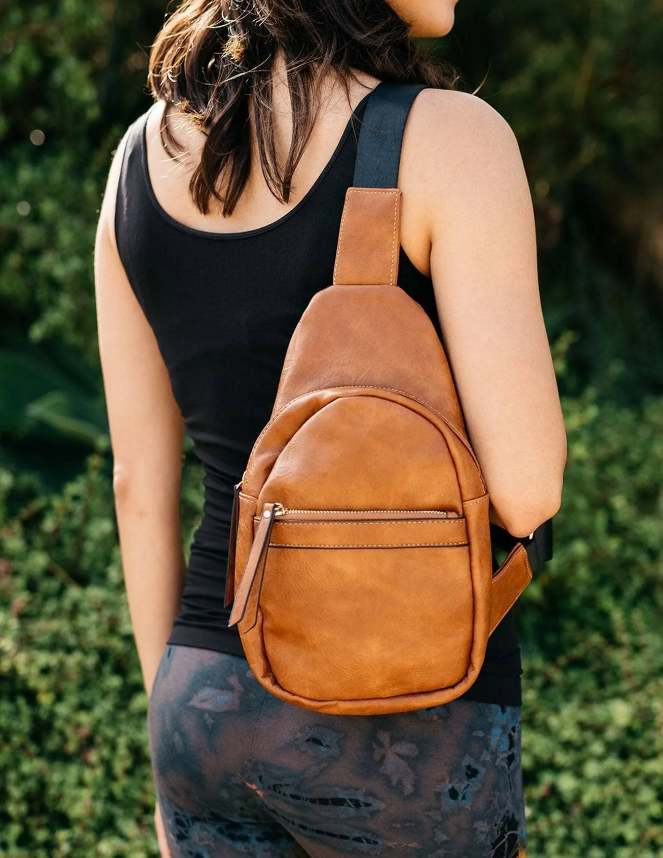 Vegan Leather Crossbody Shoulder Bag - As-Is-Clearance