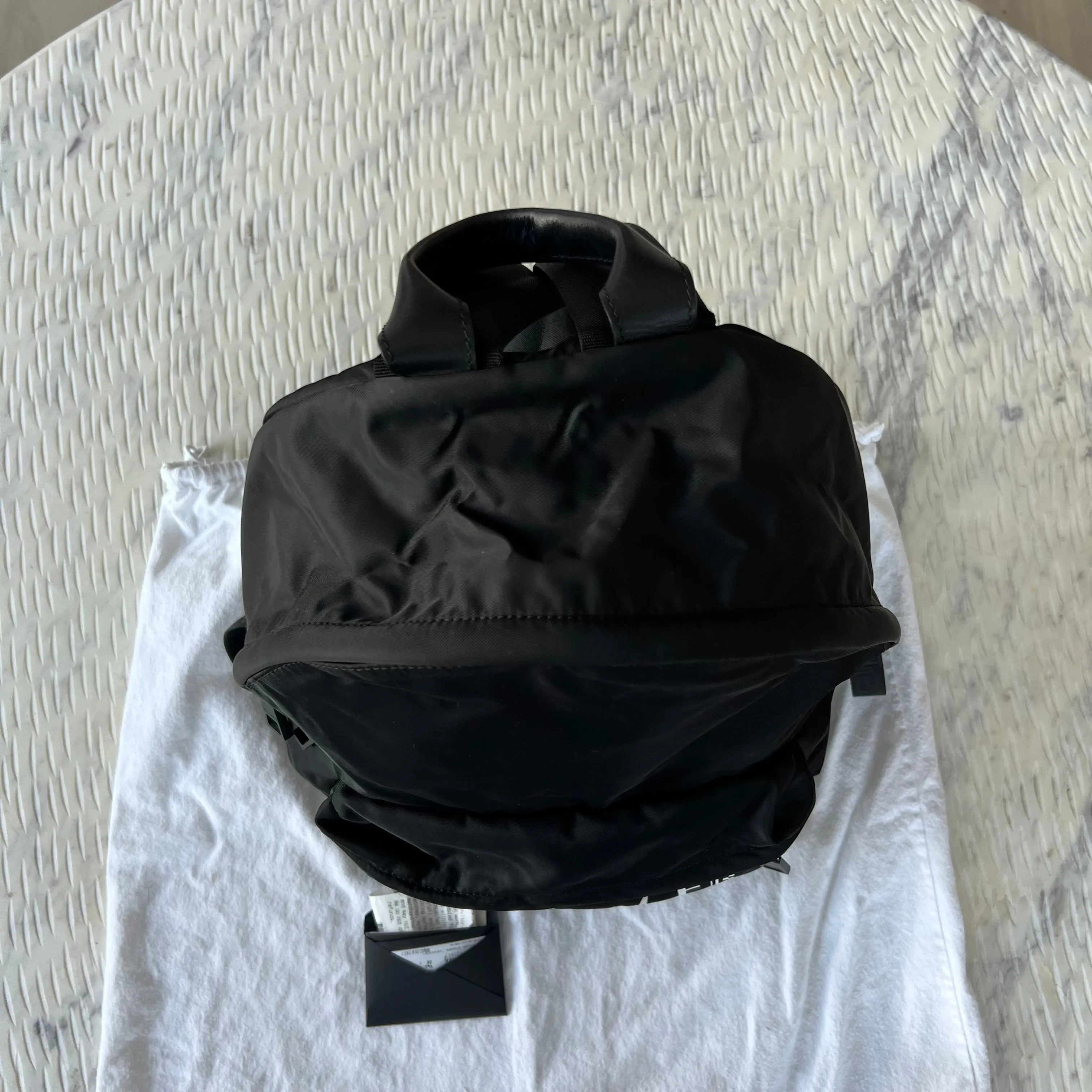 Versace Logo Nylon Backpack