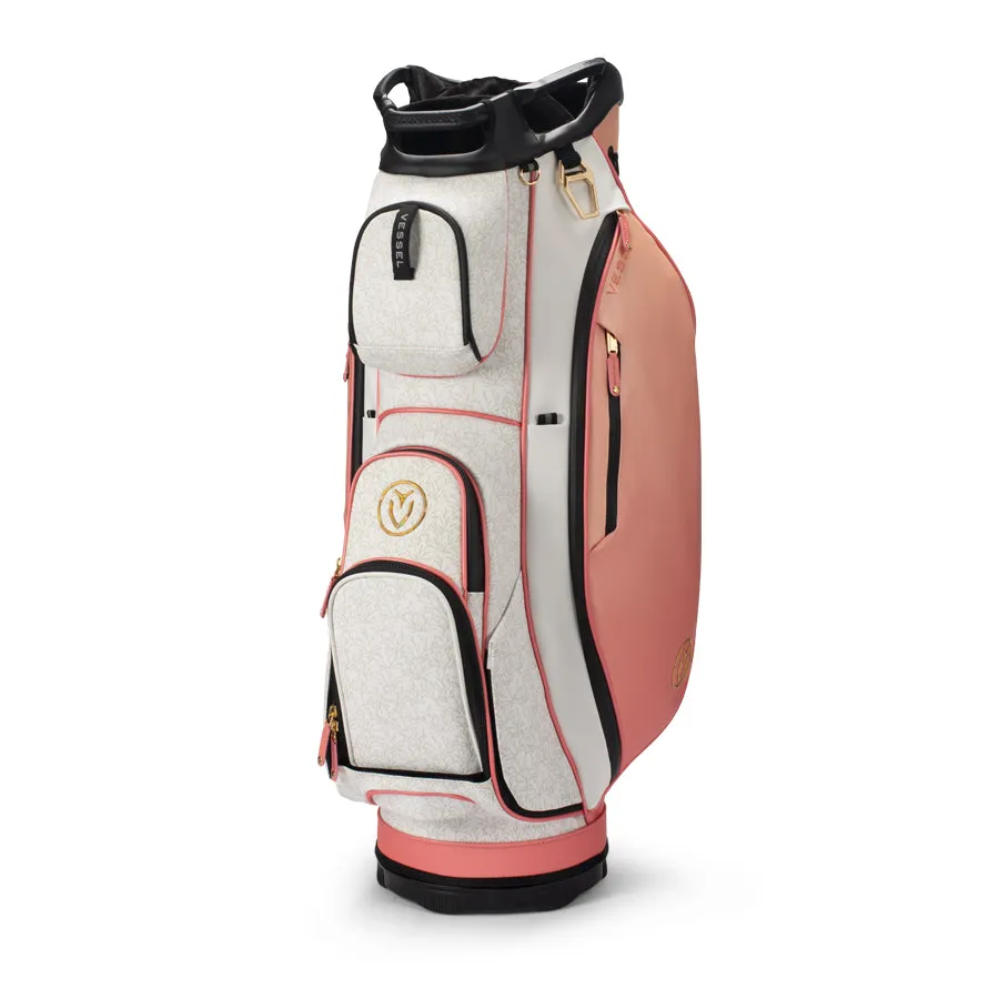 Vessel Lux 7-Way Cart Bag - Coral