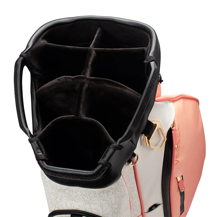 Vessel Lux 7-Way Cart Bag - Coral